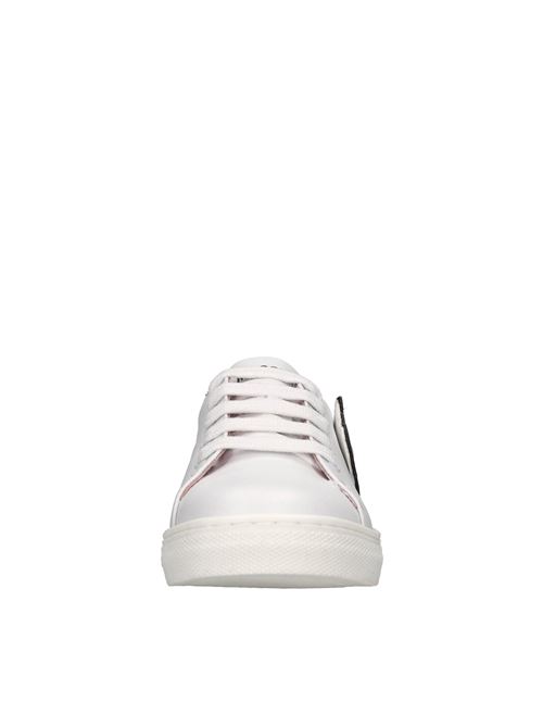 Sneakers in pelle MOSCHINO | 78586 GINEVRABIANCO-ROSA